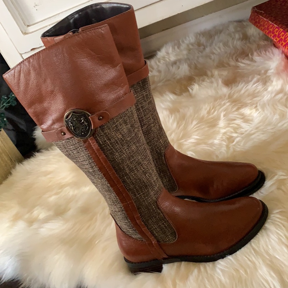 michael shannon grace tall brown boots